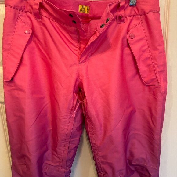 Under Amour Storm Coldgear Infrared Fader Hombre Womens Snow Pants Pink Size M - Picture 5 of 13